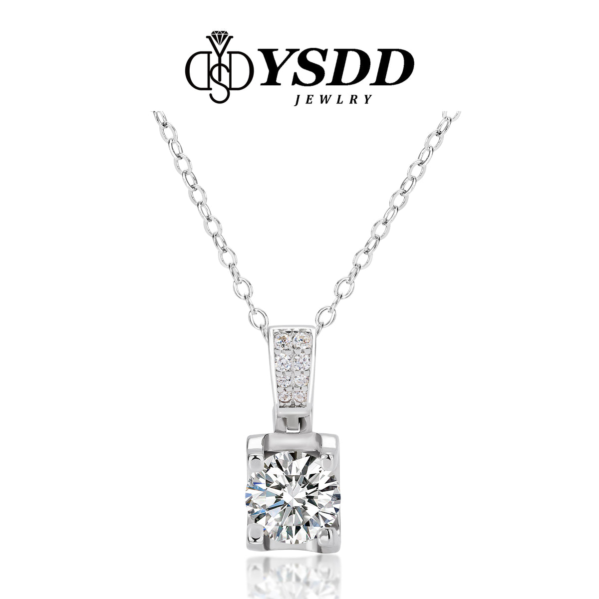 【#22 VIPStreamers】925 Sterling Silver Moissanite Necklace