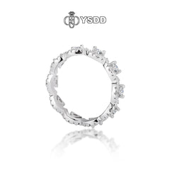 【#611 YSDD】925 Sterling Silver Moissanite Rings