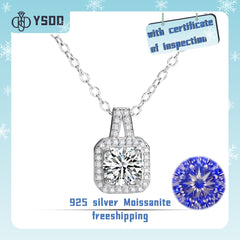 【#20 BeHost】925 Sterling Silver Moissanite Necklace