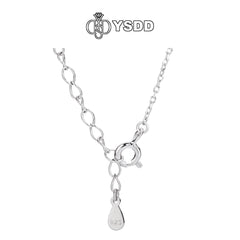 【#140 YSDD】925 Sterling Silver Moissanite Necklace&Earring Buds