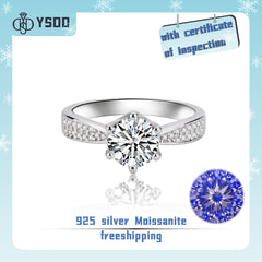 【#11 BeHost】925 Sterling Silver Moissanite Rings