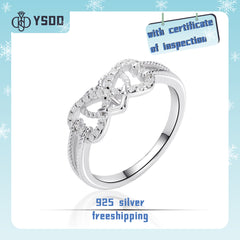 【#85 YSDD】925 Sterling Silver Moissanite Rings