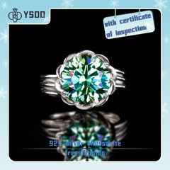 【#73 BeHost】925 Sterling Silver 5CT Moissanite Rings
