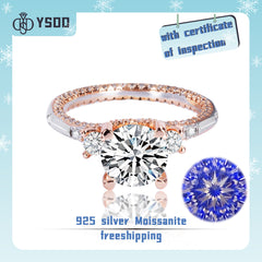 【#18YIYO   】925 Sterling Silver Moissanite Rings