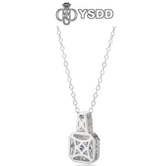 【#140 YSDD】925 Sterling Silver Moissanite Necklace&Earring Buds
