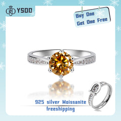 【#159 YSDD】925 Sterling Silver Moissanite Rings