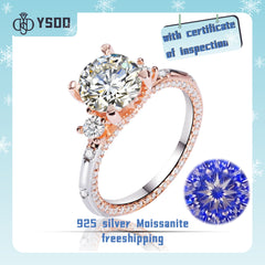 【#18YIYO   】925 Sterling Silver Moissanite Rings