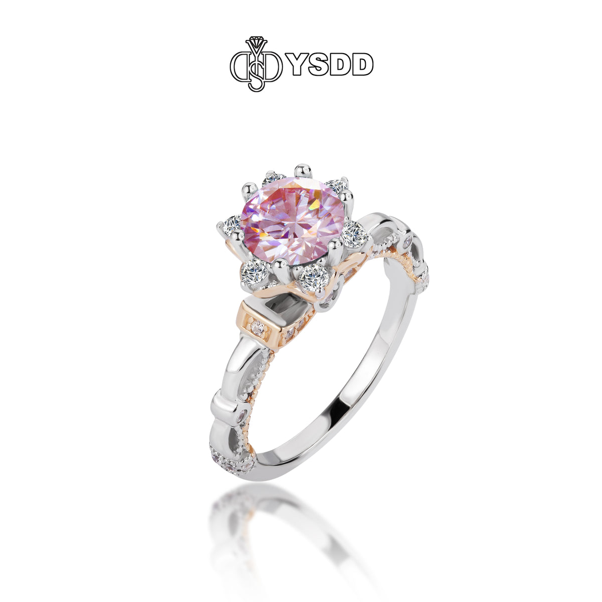 【#161 YSDD】925 Sterling Silver Moissanite Rings