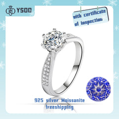 【#11 BeHost】925 Sterling Silver Moissanite Rings