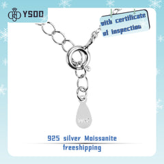 【#19 BeHost】925 Sterling Silver Moissanite Necklace
