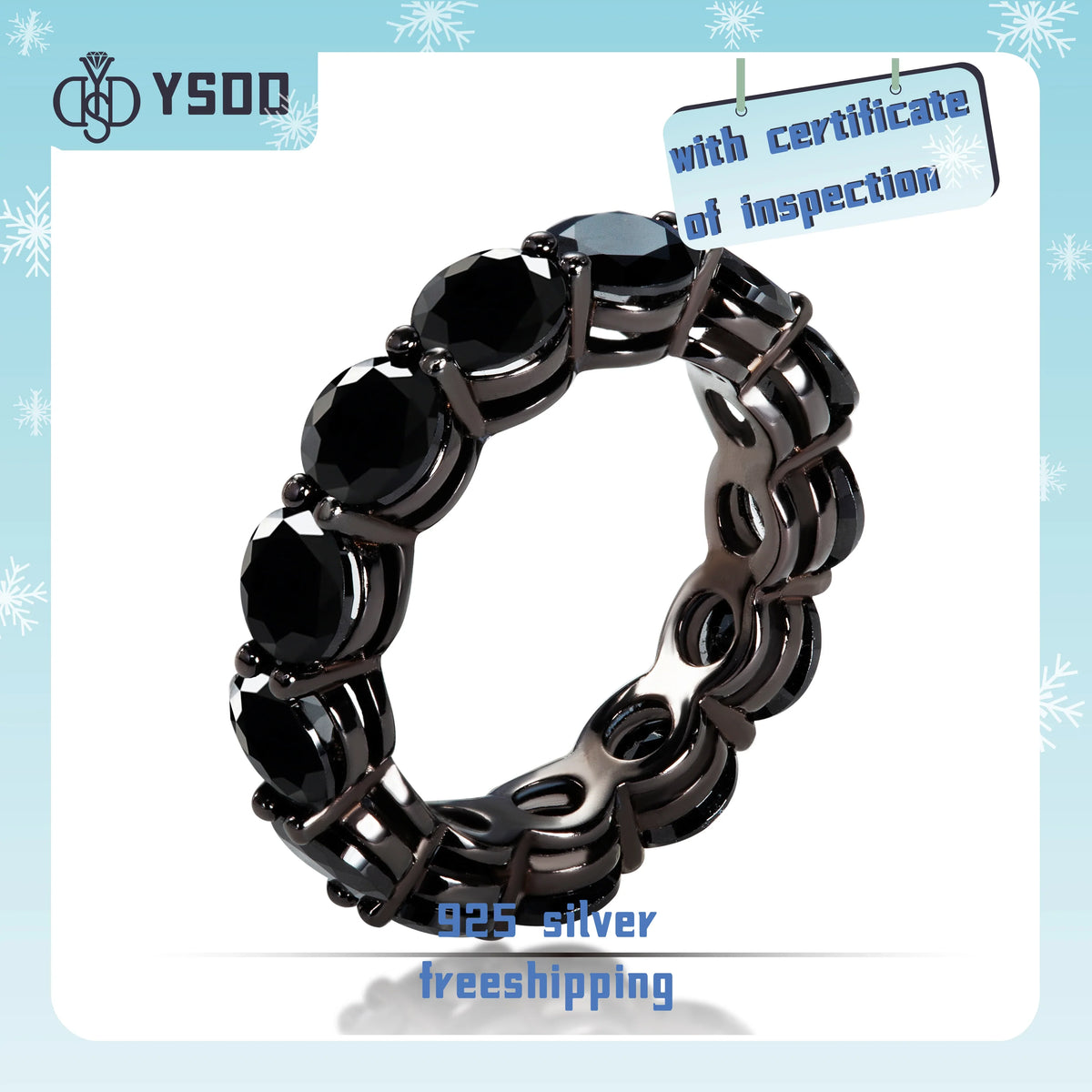 【#87 DH】925 Sterling Silver Zircon Rings