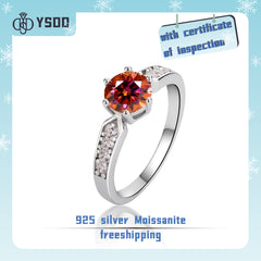 【#119 YSDD】925 Sterling Silver Moissanite Rings