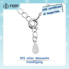【#20 BeHost】925 Sterling Silver Moissanite Necklace