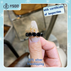 【#87 DH】925 Sterling Silver Zircon Rings
