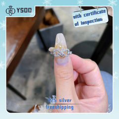 【#85 YSDD】925 Sterling Silver Moissanite Rings