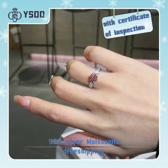 【#119 YSDD】925 Sterling Silver Moissanite Rings