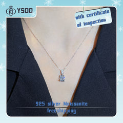 【#22 BeHost】925 Sterling Silver Moissanite Necklace