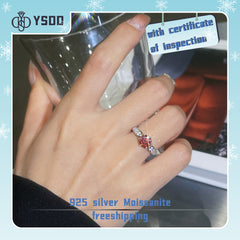 【#119 YSDD】925 Sterling Silver Moissanite Rings