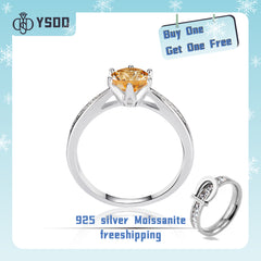【#159 YSDD】925 Sterling Silver Moissanite Rings