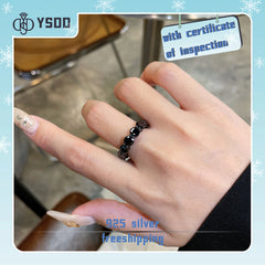 【#87 DH】925 Sterling Silver Zircon Rings