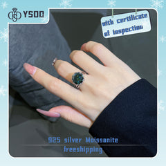 【#73 BeHost】925 Sterling Silver 5CT Moissanite Rings