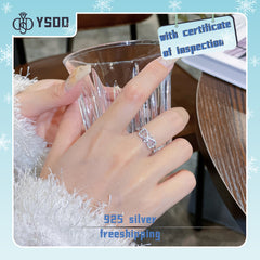 【#85 YSDD】925 Sterling Silver Moissanite Rings